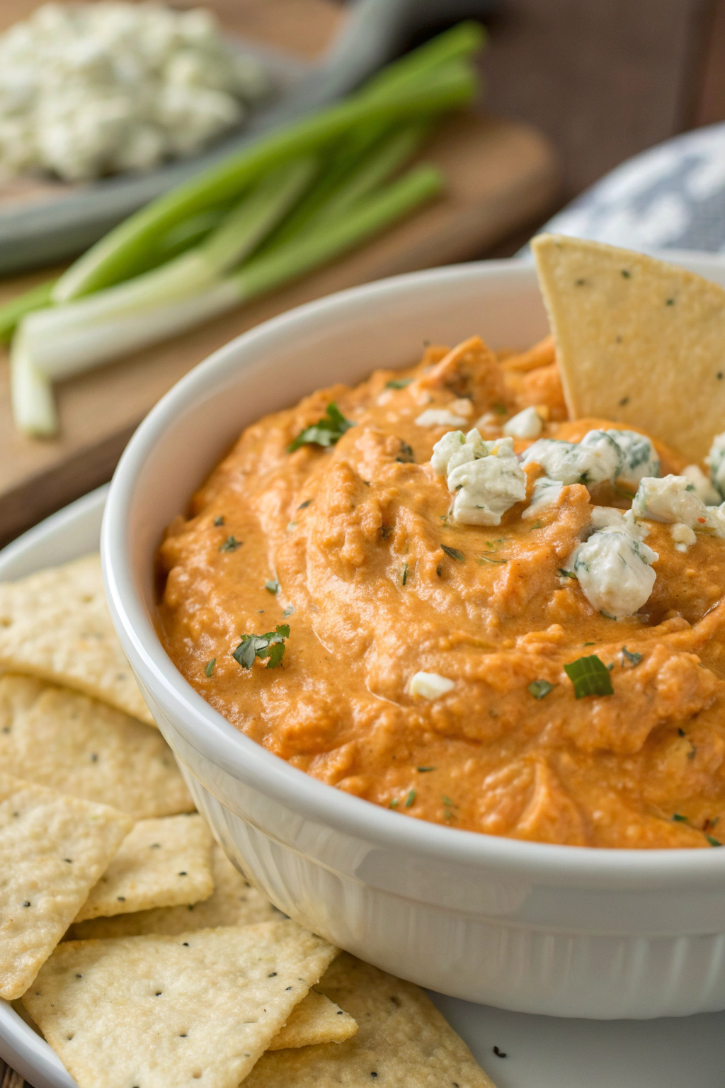 Cheesy Crock Pot Buffalo Chicken Dip Recipe