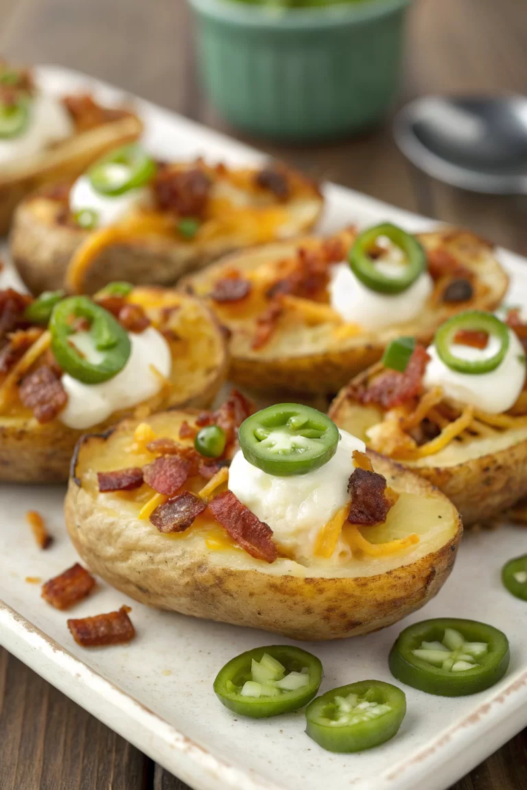 Cheesy Game Day Potato Skins Recipe