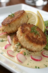 Crab Cakes with Lemon Aioli