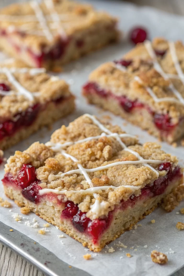 Cranberry Crumble Bars Recipe