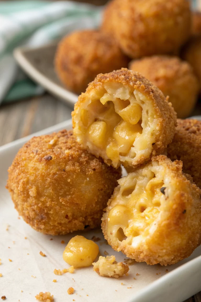 Crispy Air Fryer Mac and Cheese Balls Recipe