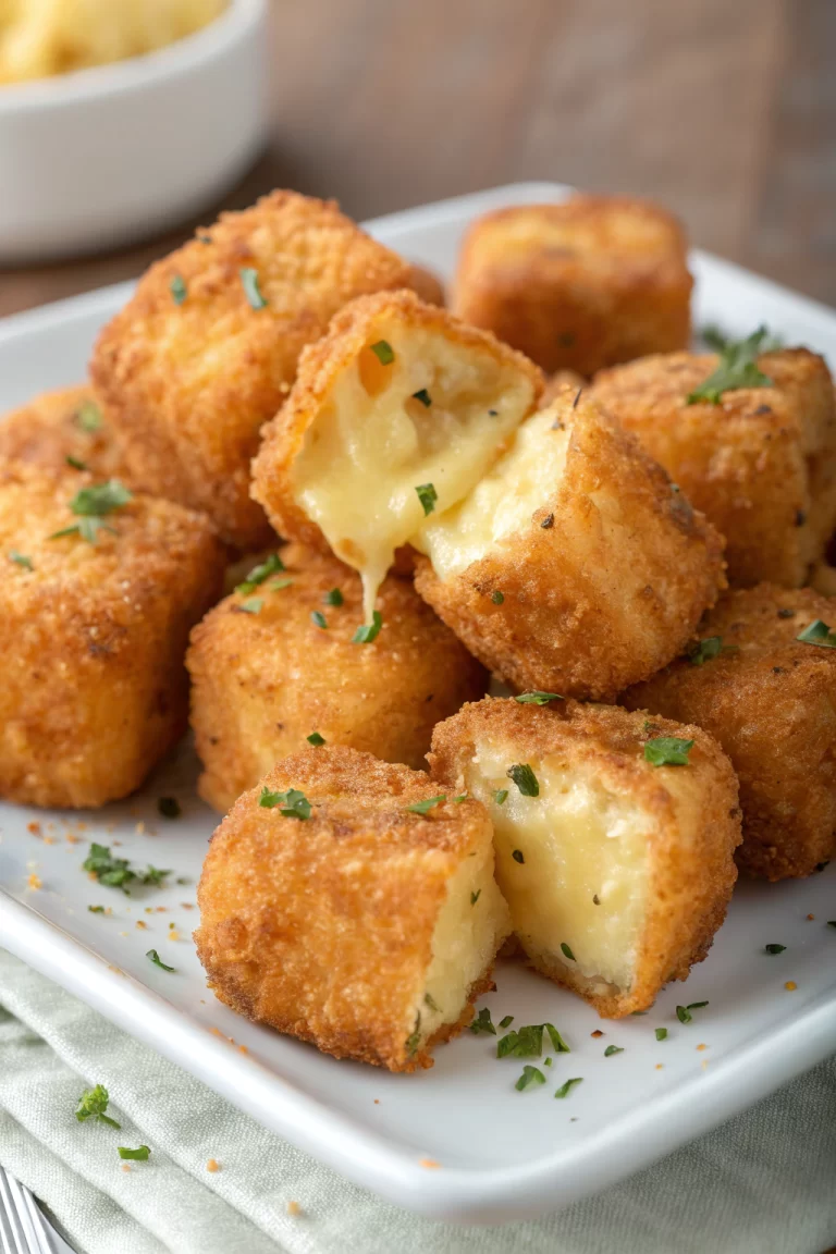 Crispy Fried Mozzarella Cheese Bites Recipe