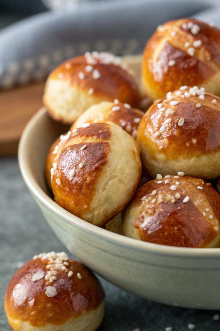 Easy Homemade Soft Pretzel Bites Recipe