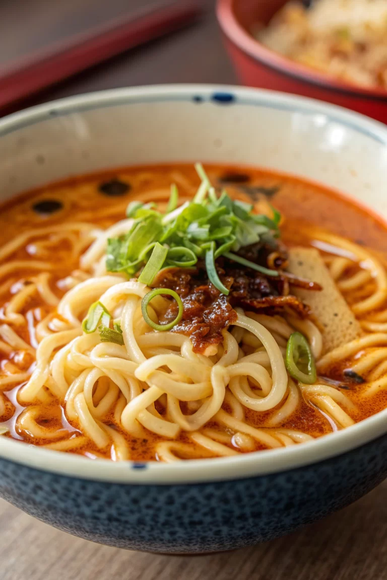 Homemade Creamy Buldak Ramen With Egg