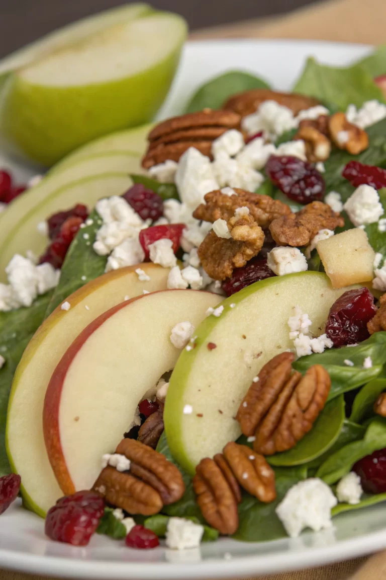 Kale Salad With Apples And Cranberries