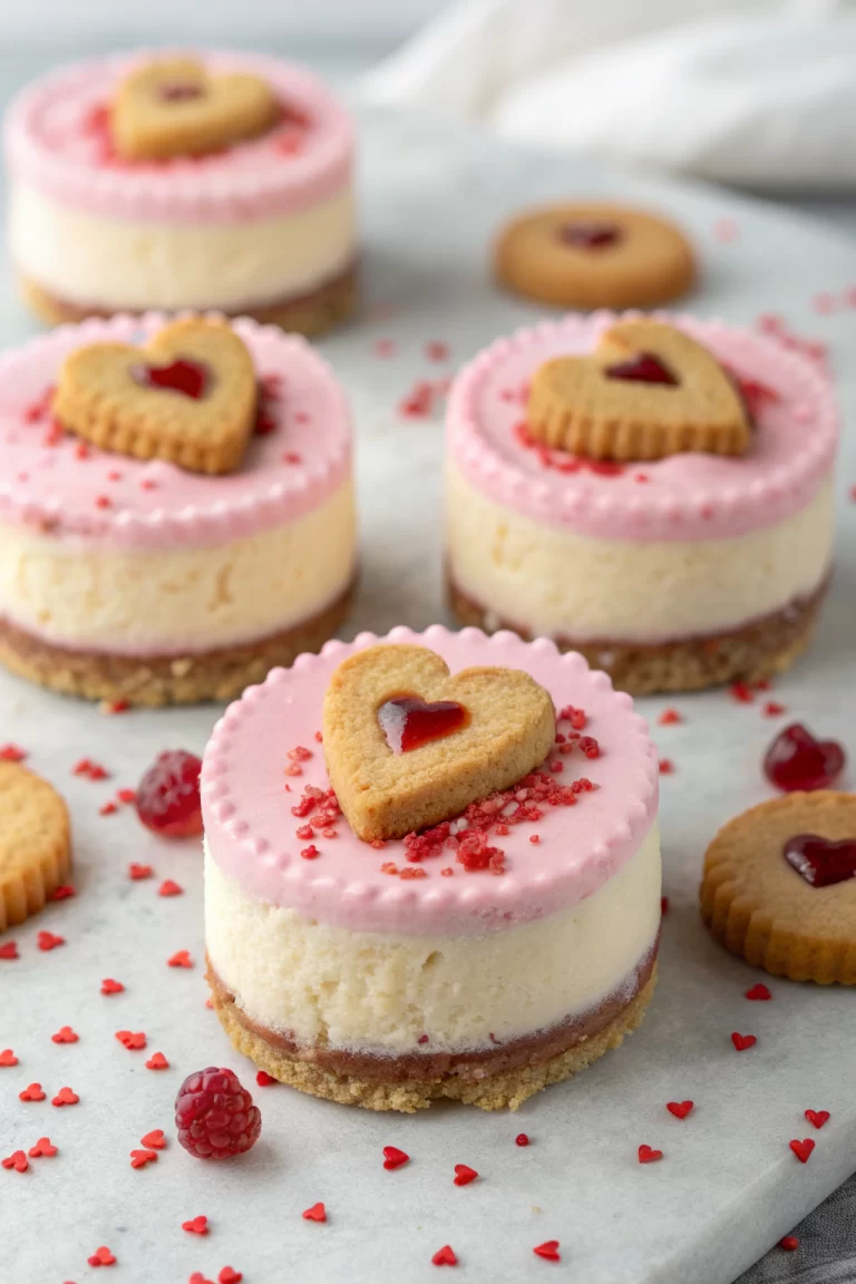 Mini Jammie Dodger Cheesecakes Recipe