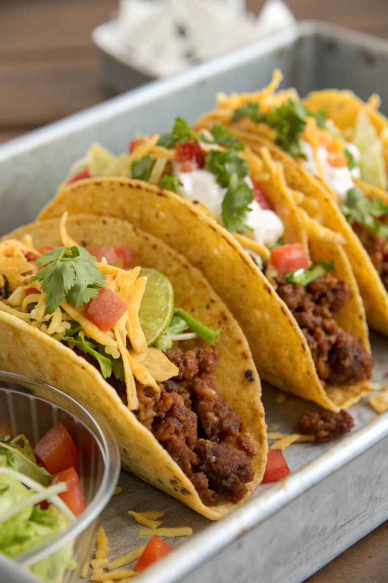 Oven-Baked Cheesy Tacos Recipe