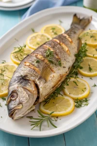 Oven Baked Whole Yellowtail Snapper Recipe