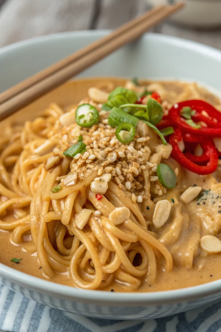 Peanut Butter Ramen Noodles Recipe