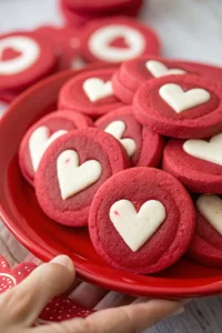 Red Velvet Heart Cookies Recipe