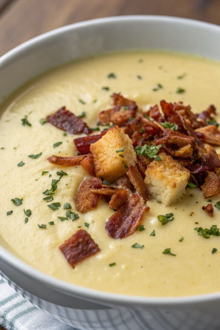 Roasted Garlic Soup Recipe