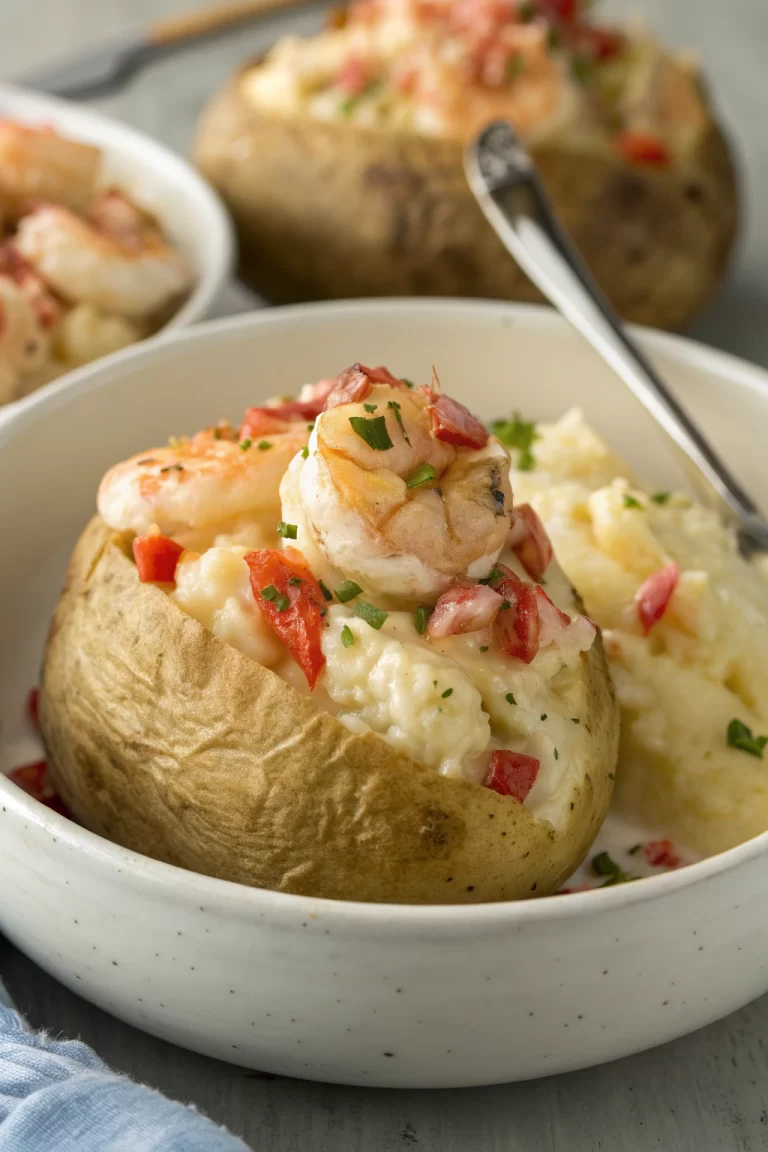 Southern-Style Seafood Stuffed Potatoes Recipe