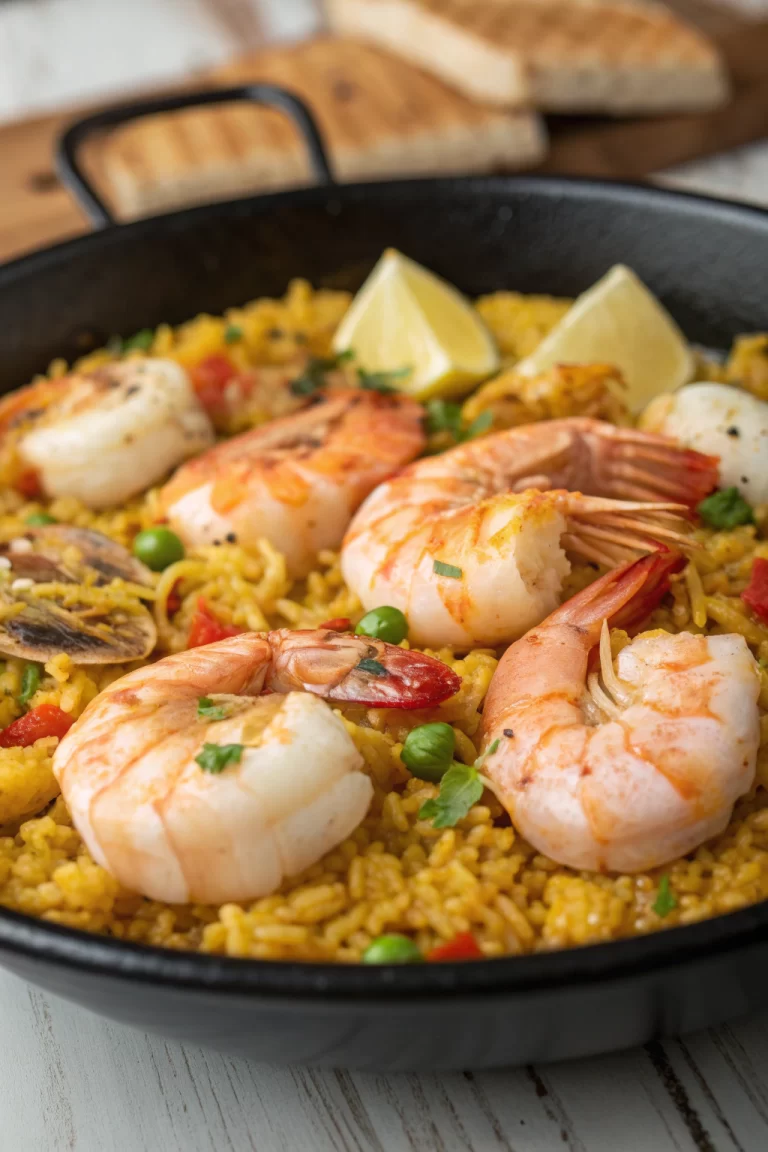 Spanish Seafood Paella Recipe