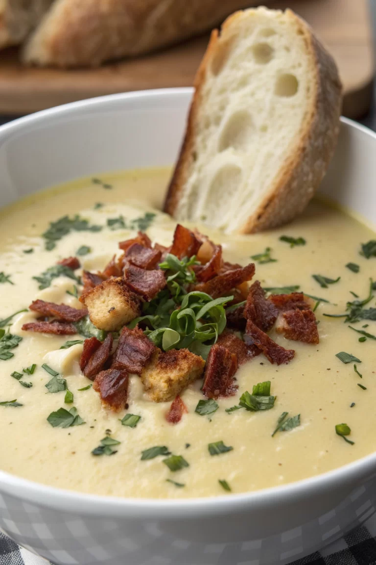 Tasty Roasted Garlic Soup Recipe