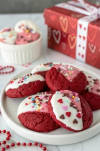 Valentine's Day Red Velvet Cookies