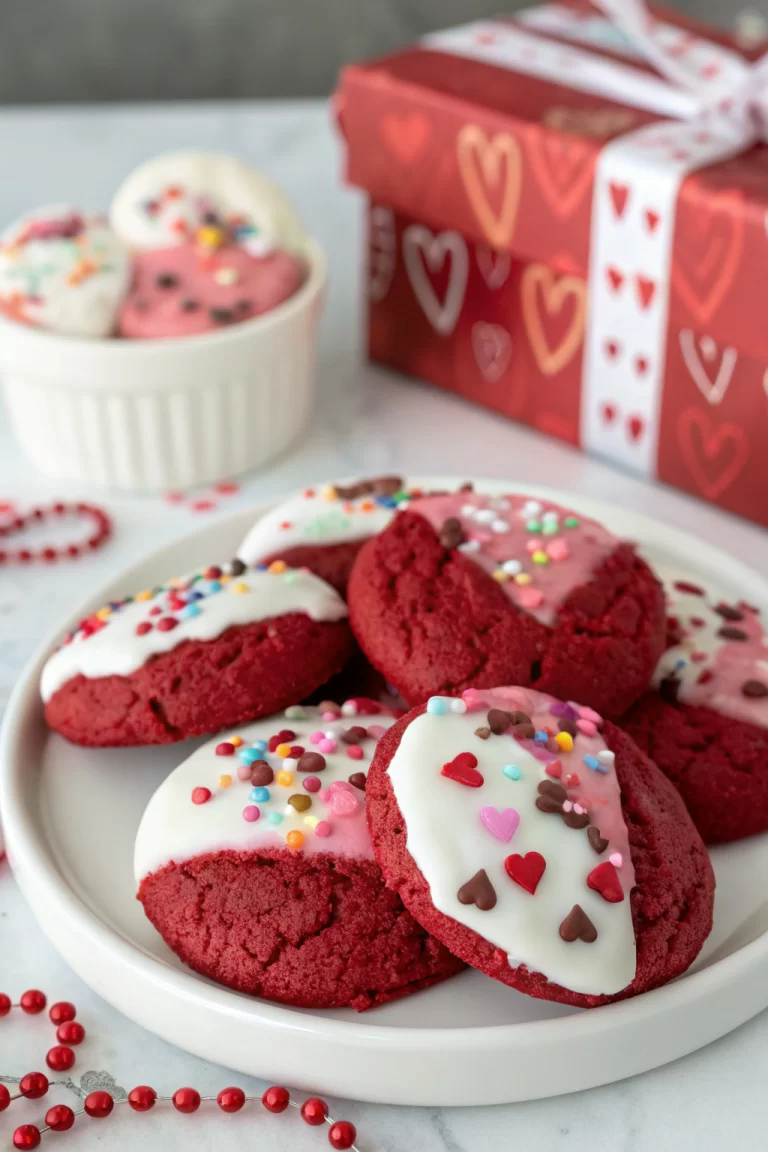 Valentine's Day Red Velvet Cookies