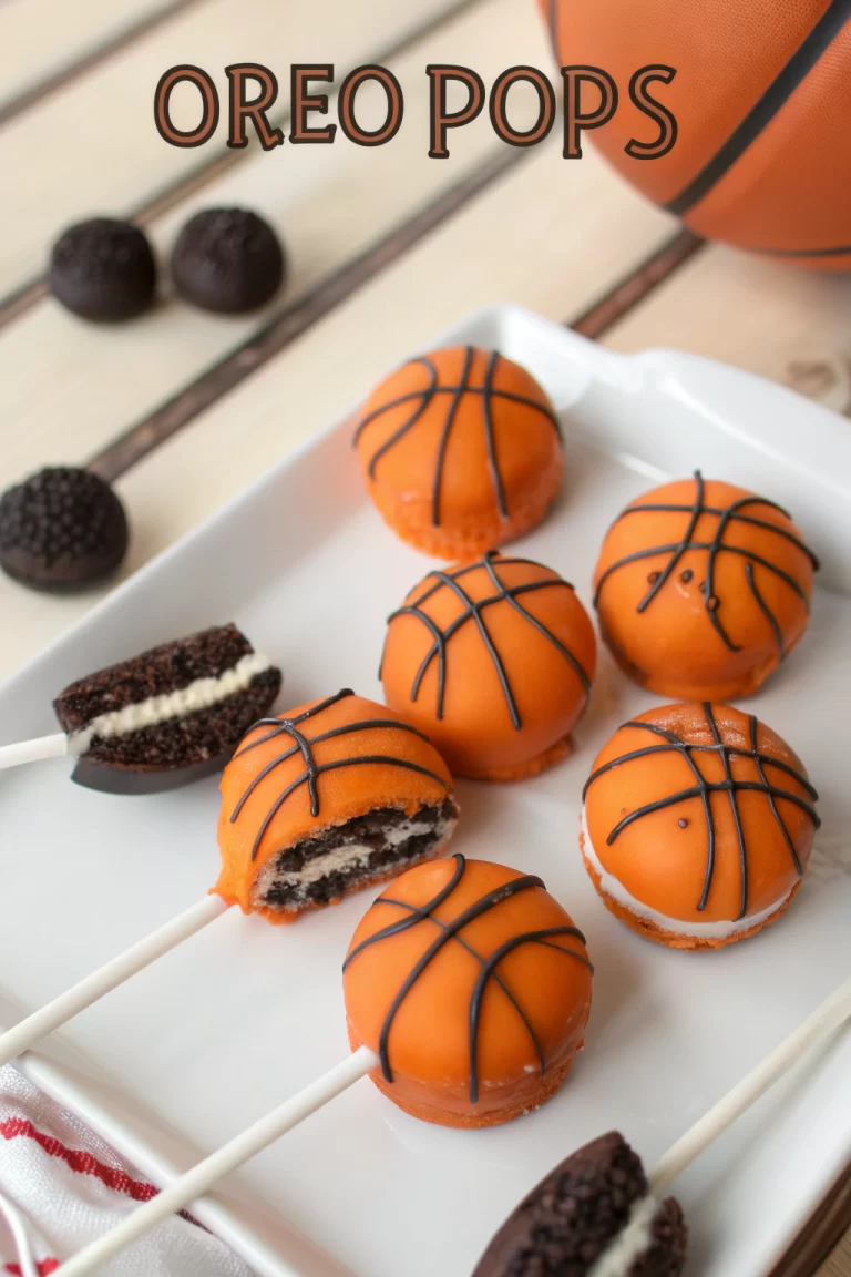 Basketball OREO Pops Recipe