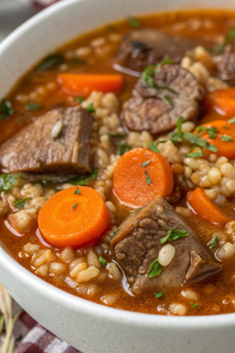 Beef Barley Soup Recipe