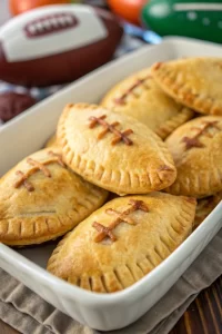 Buffalo Chicken Football Hand Pies Recipe