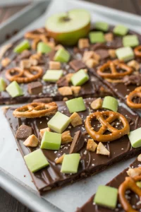 Caramel Apple Pretzel Bark Recipe