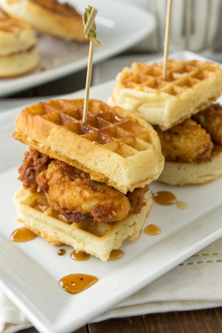 Chicken and Waffle Sliders Recipe