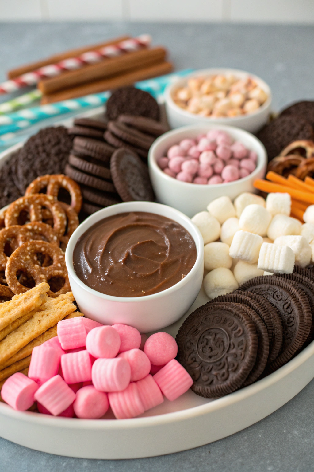 Chocolate And Strawberry Platter Recipe