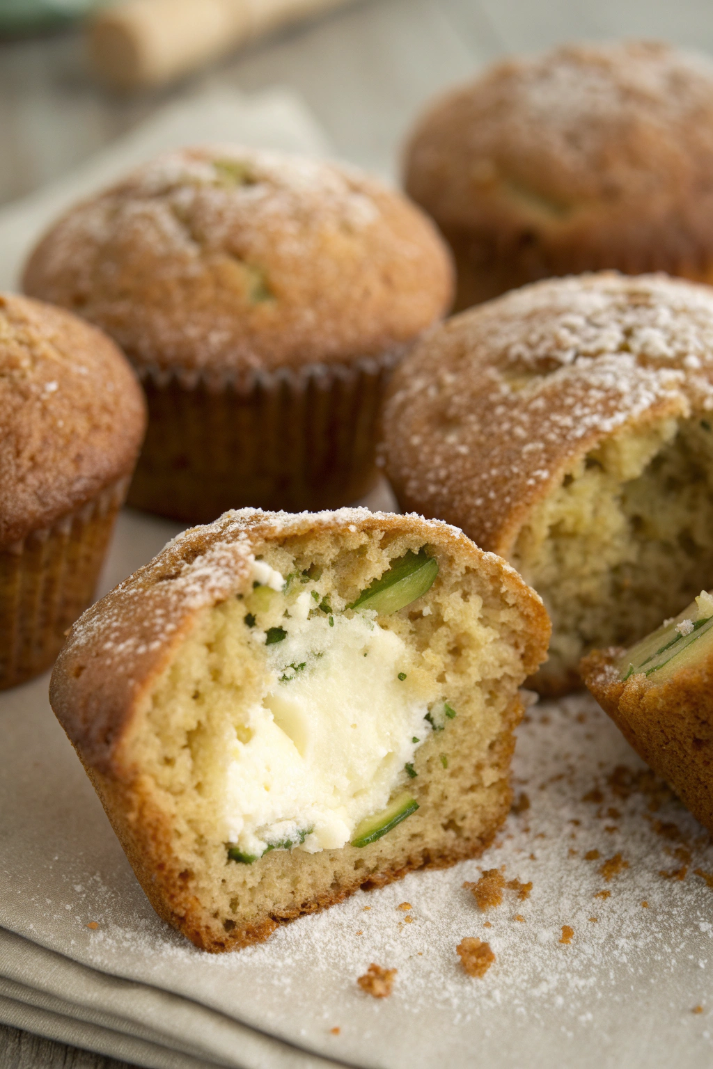 Cream Cheese Zucchini Muffins Recipe
