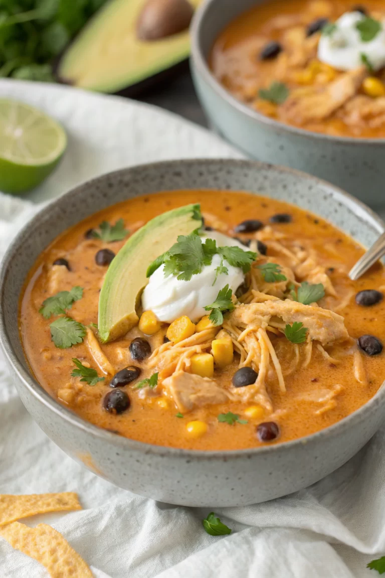 Creamy Chicken Enchiladda Soup Recipe
