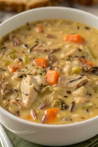 Creamy Turkey Wild Rice Soup Recipe