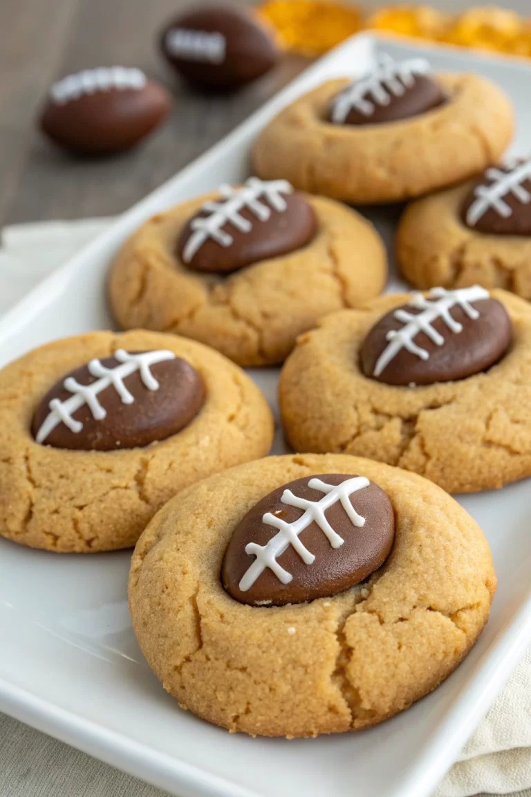 Football Blossom Cookies Recipe