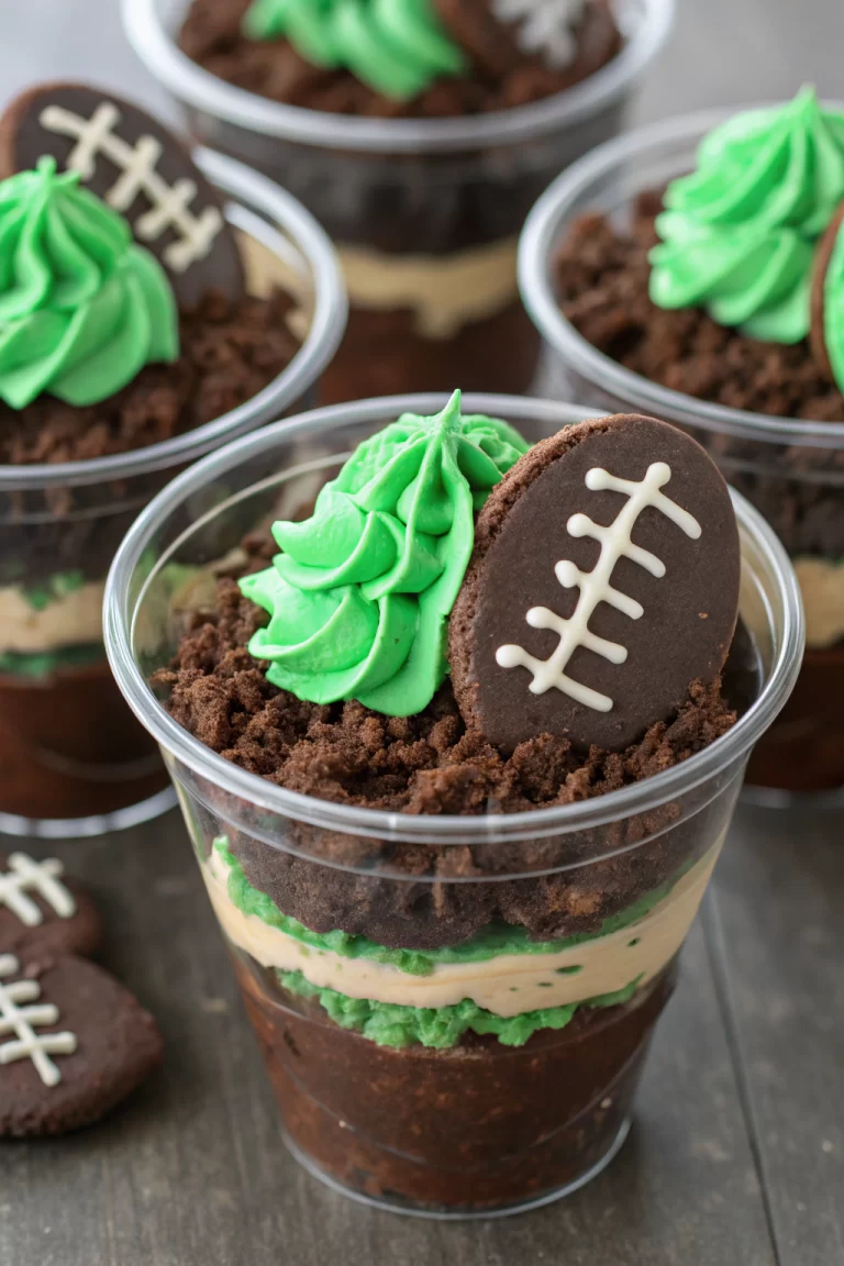 Football Dirt Cups Recipe