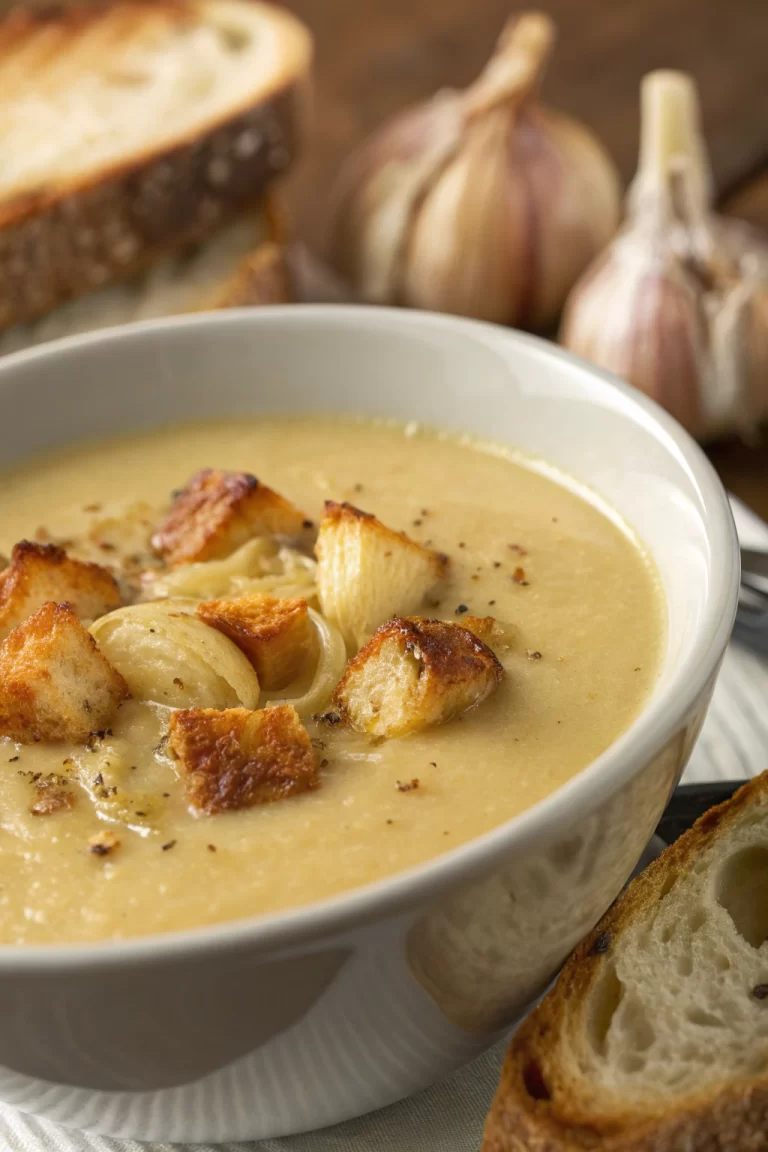 French Garlic Soup Recipe