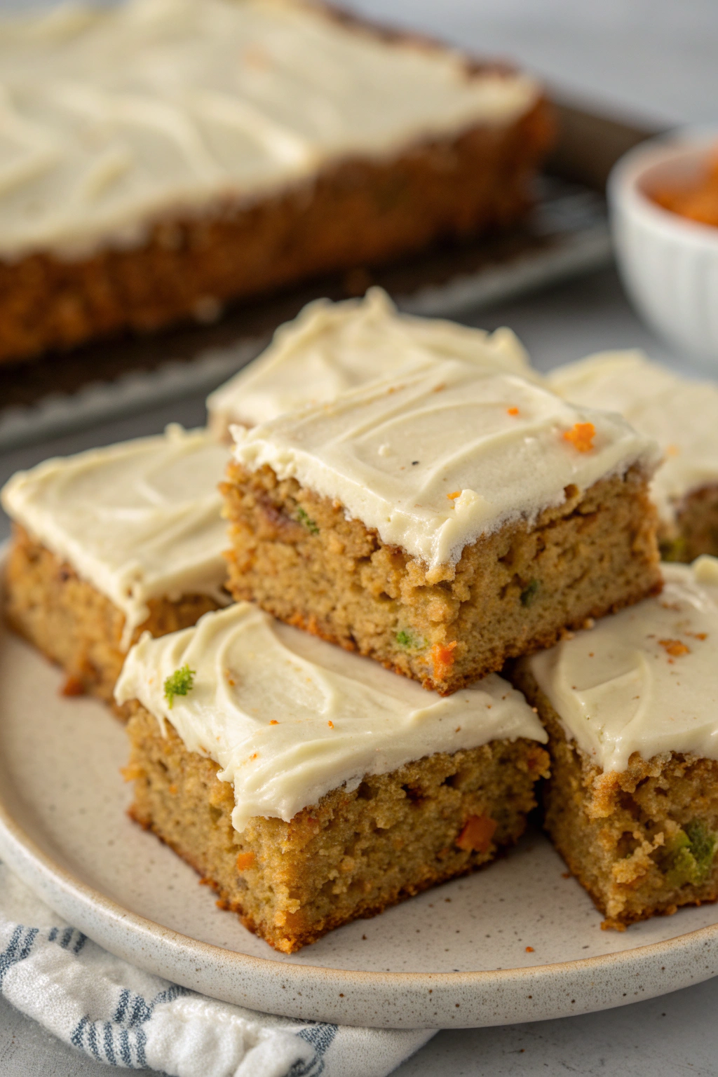 Frosted Zucchini Spice Bars Recipe