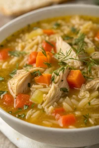 Homemade Chicken Rice Soup Recipe