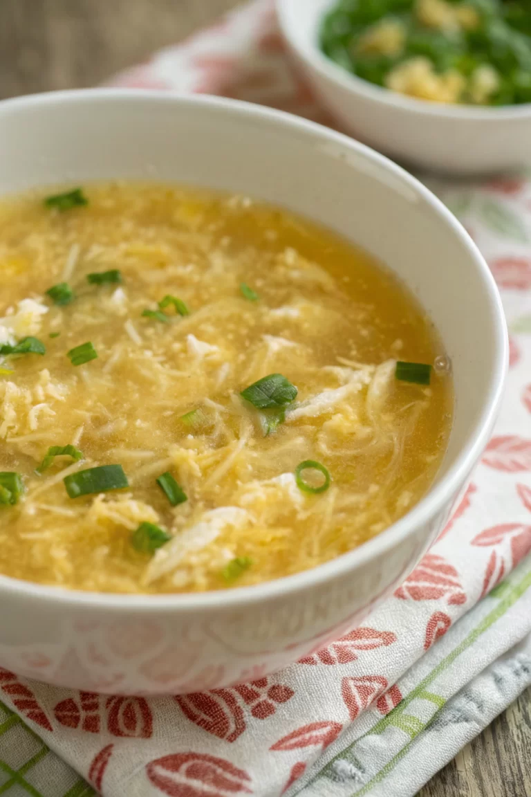 Homemade Egg Drop Soup Recipe