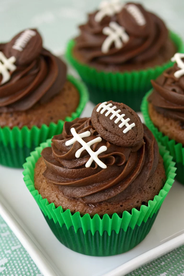How To Make Football Cupcakes