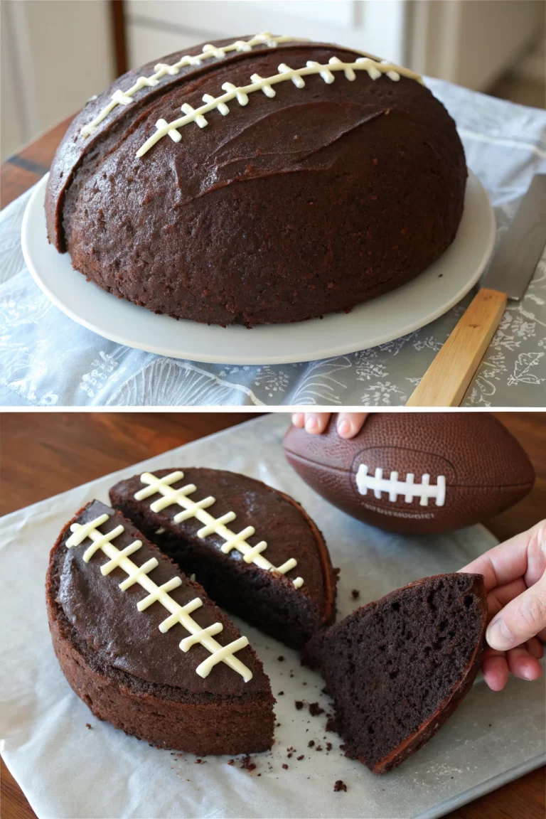 How to Make a Football Cake