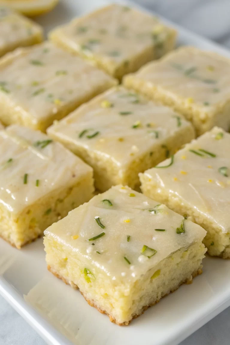 Lemon Zucchini Bars Recipe