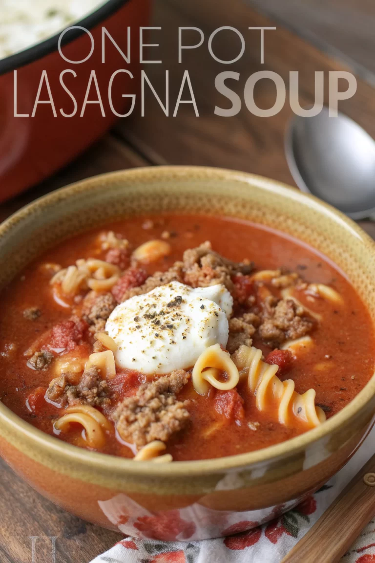 One-Pot Lasagna Soup Recipe