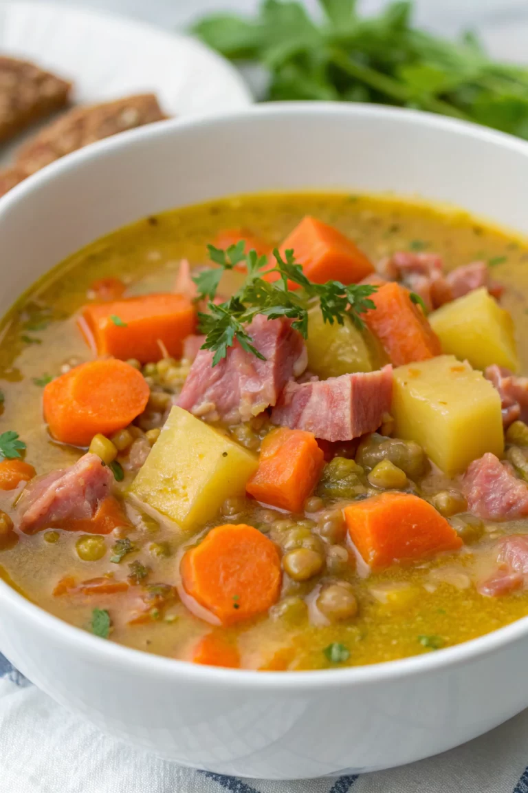 Scottish Ham & Lentil Soup Recipe