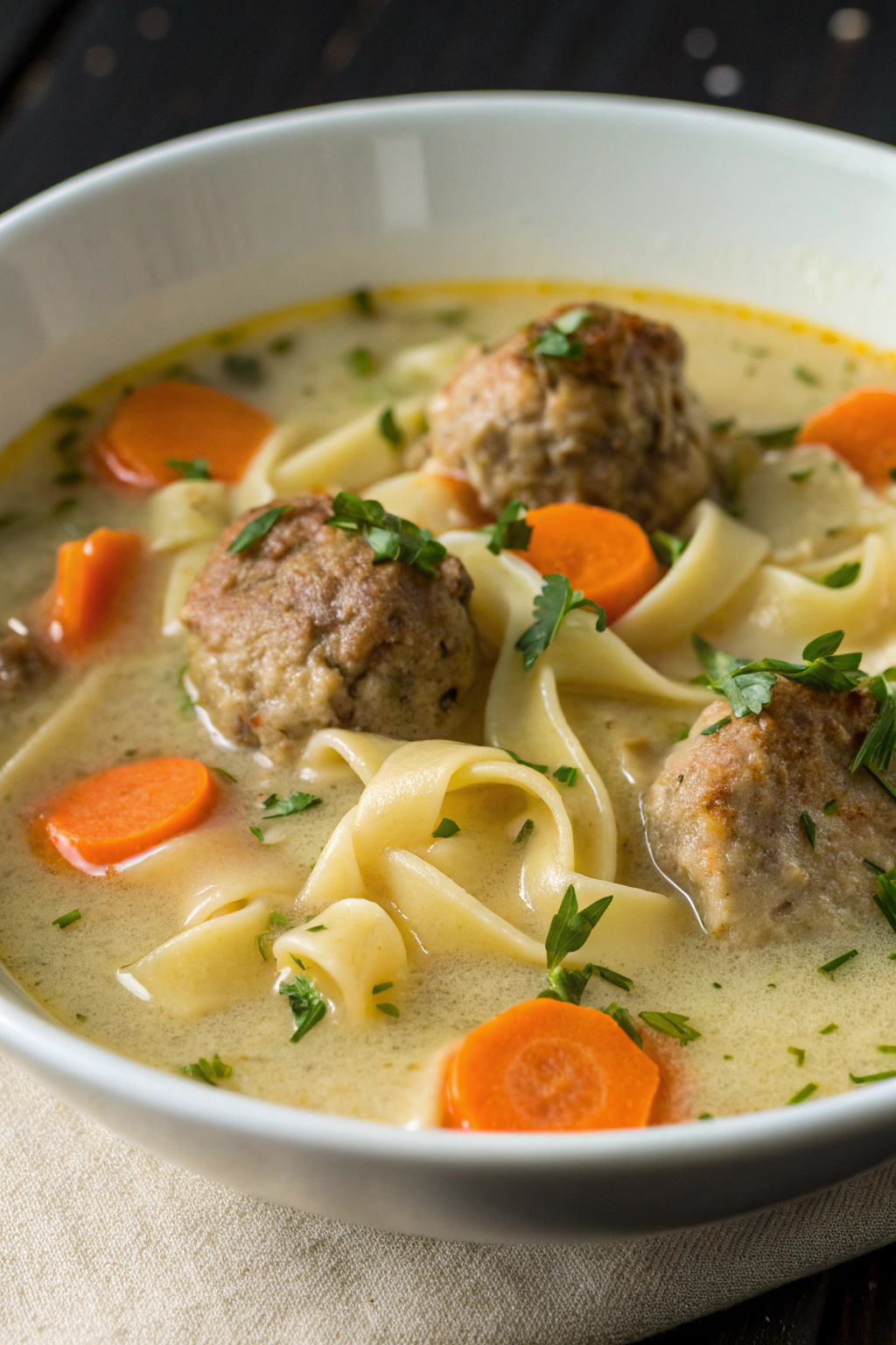 Swedish Meatball Soup Recipe