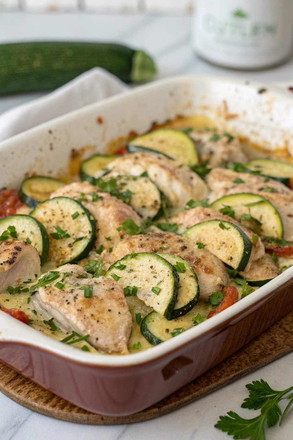 Tasty Chicken Zucchini Bake Recipe