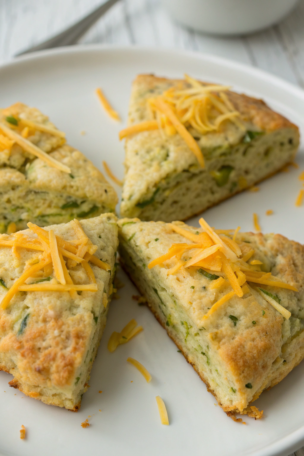 Zucchini Cheddar Scones Recipe