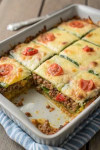 Zucchini Pizza Casserole Recipe