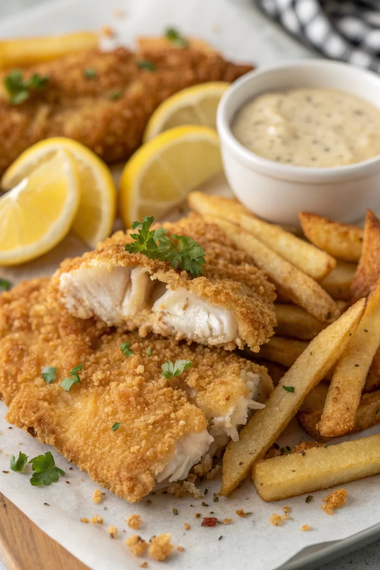 Air Fryer Fish and Chips Recipe