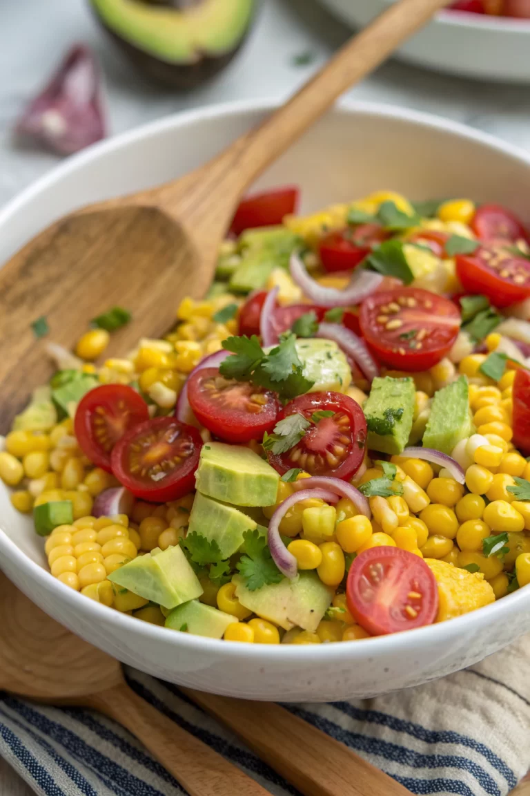 Corn Salad Recipe with Avocado