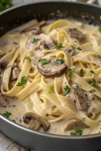 Creamy Mushroom Tagliatelle Recipe