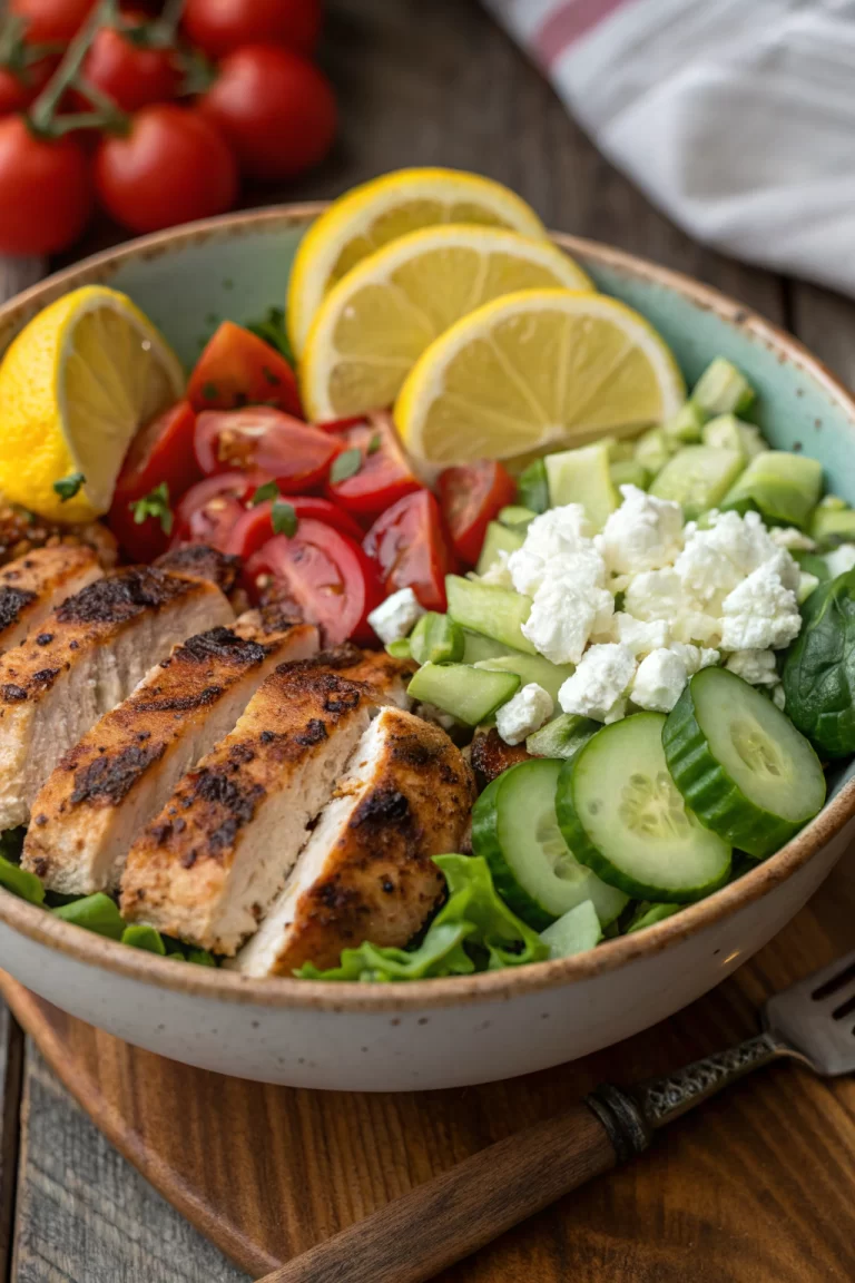 Greek Chicken Bowls Recipe