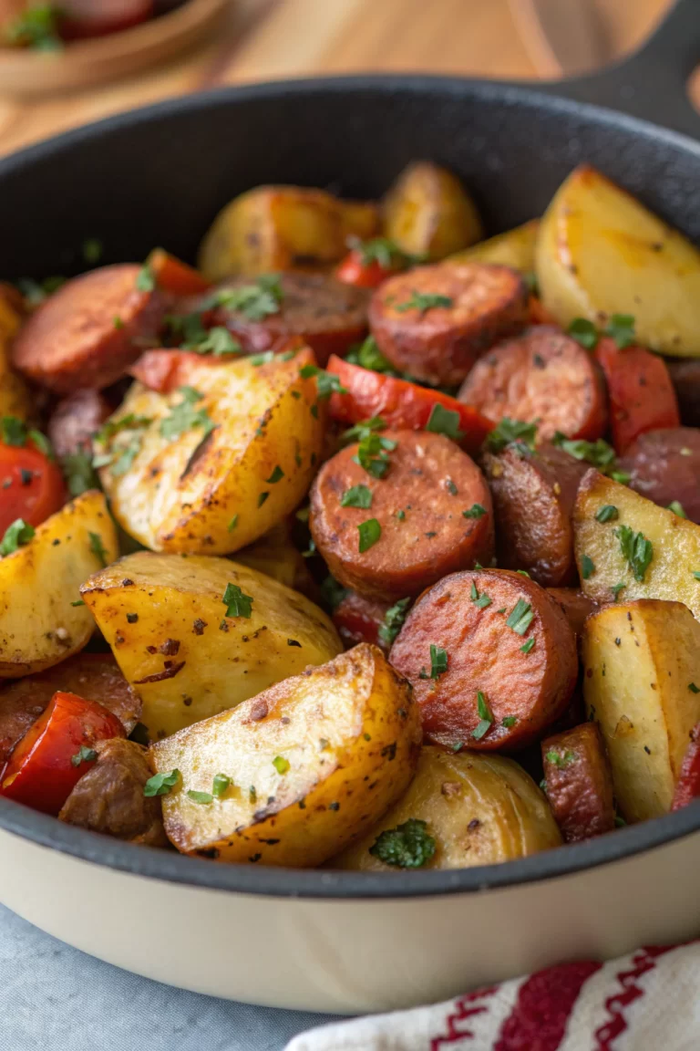 One-Pan Roasted Sausage and Potatoes Recipe
