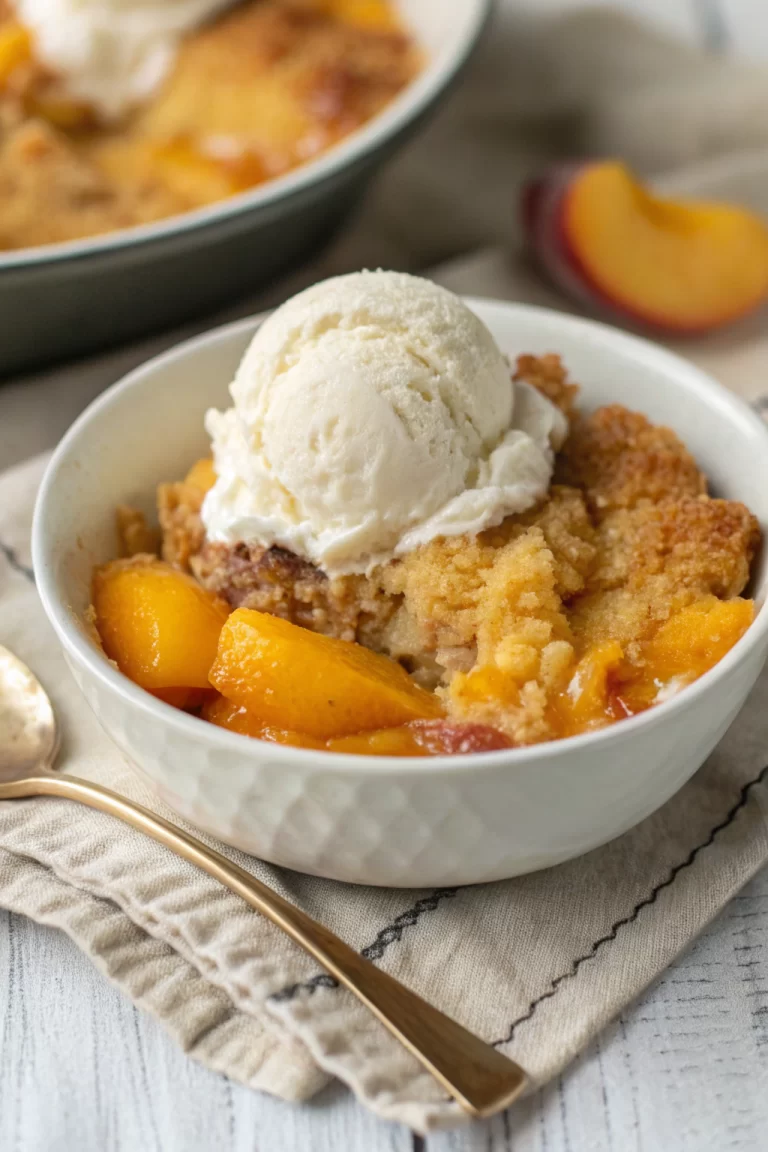 Peach Dump Cake Recipe